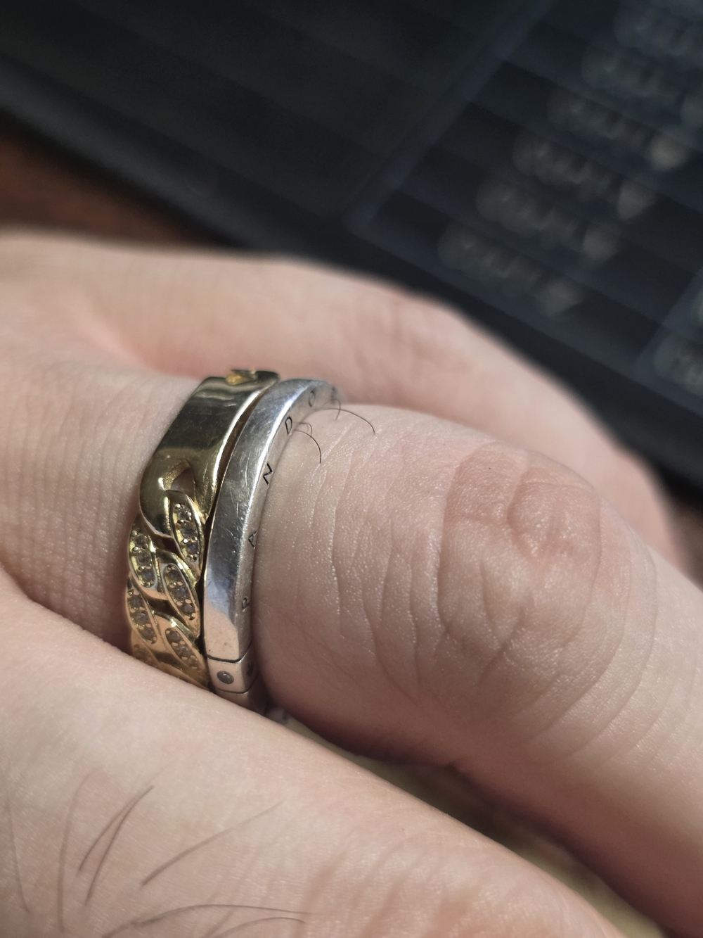 Pandora Sterling Silver Heart Band Ring - Picture 4 of 7